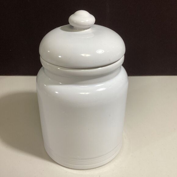 Pug Dog Treat Cookie Jar Canister Rosalinde Porcelain  Made In The USA - Picture 2 of 7